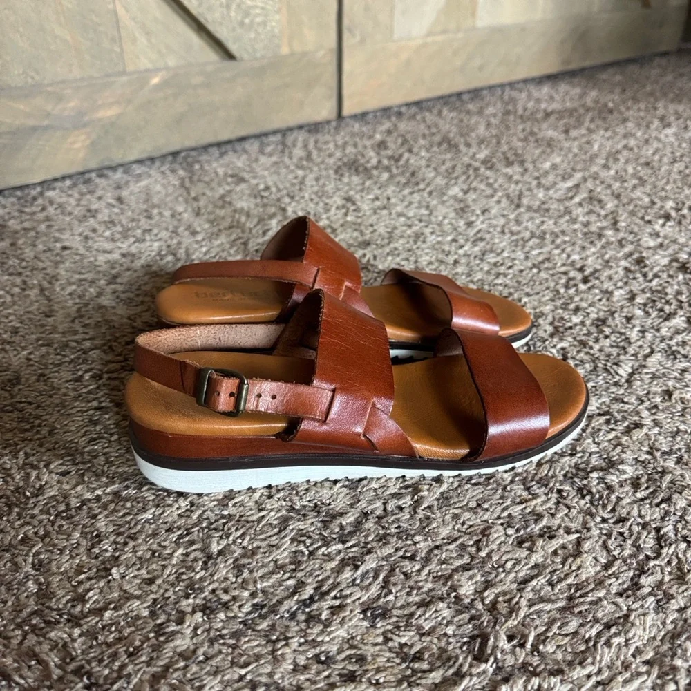 Bertuchi Spain brown leather slingback sandals Size 39 = Size 8 - 8.5